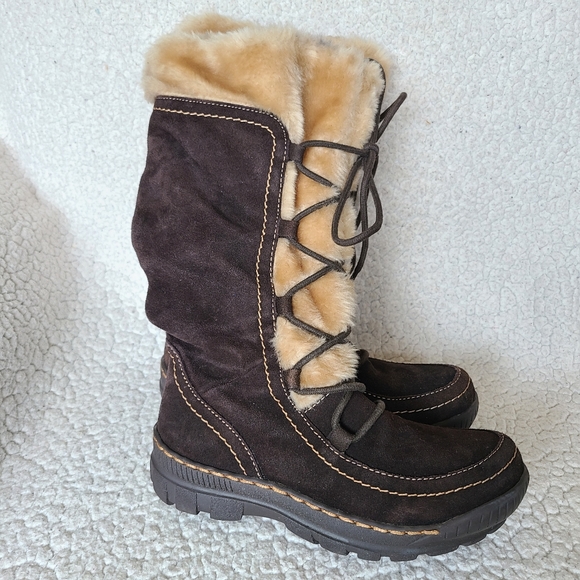 Naturalizer - Devan - suede and faux fur boots - Picture 5 of 11